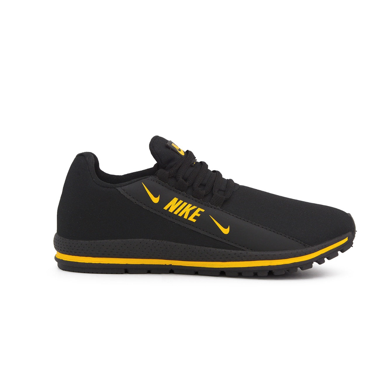 TÊNIS NIKE FLEX EVOLUTION PRETO AMARELO